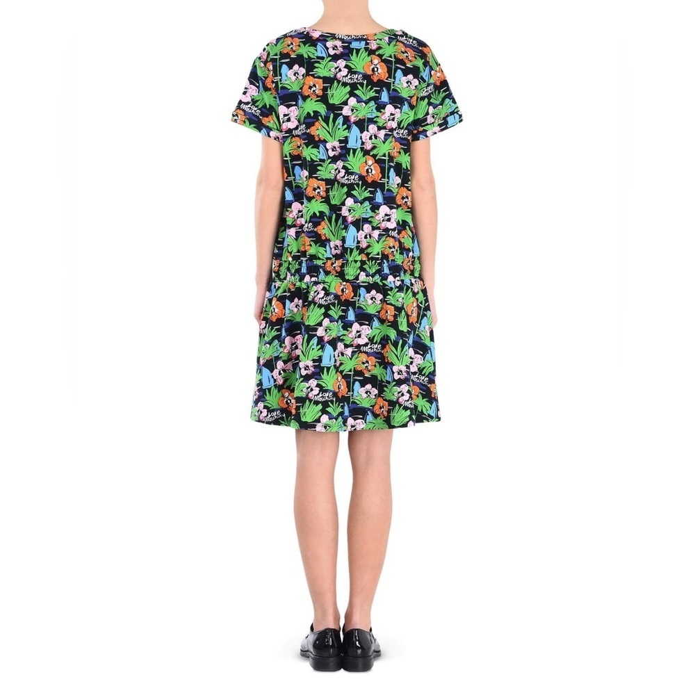 Love Moschino Black Floral Mini Dress - Picture 2 of 6